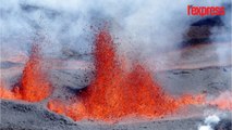 La Réunion: les images de l’éruption du Piton de la Fournaise