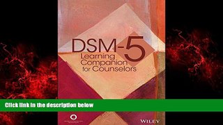 Popular Book DSM-5 Learning Companion for Counselors