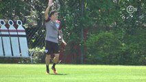 Jean Carlos faz primeiro treino com bola no São Paulo