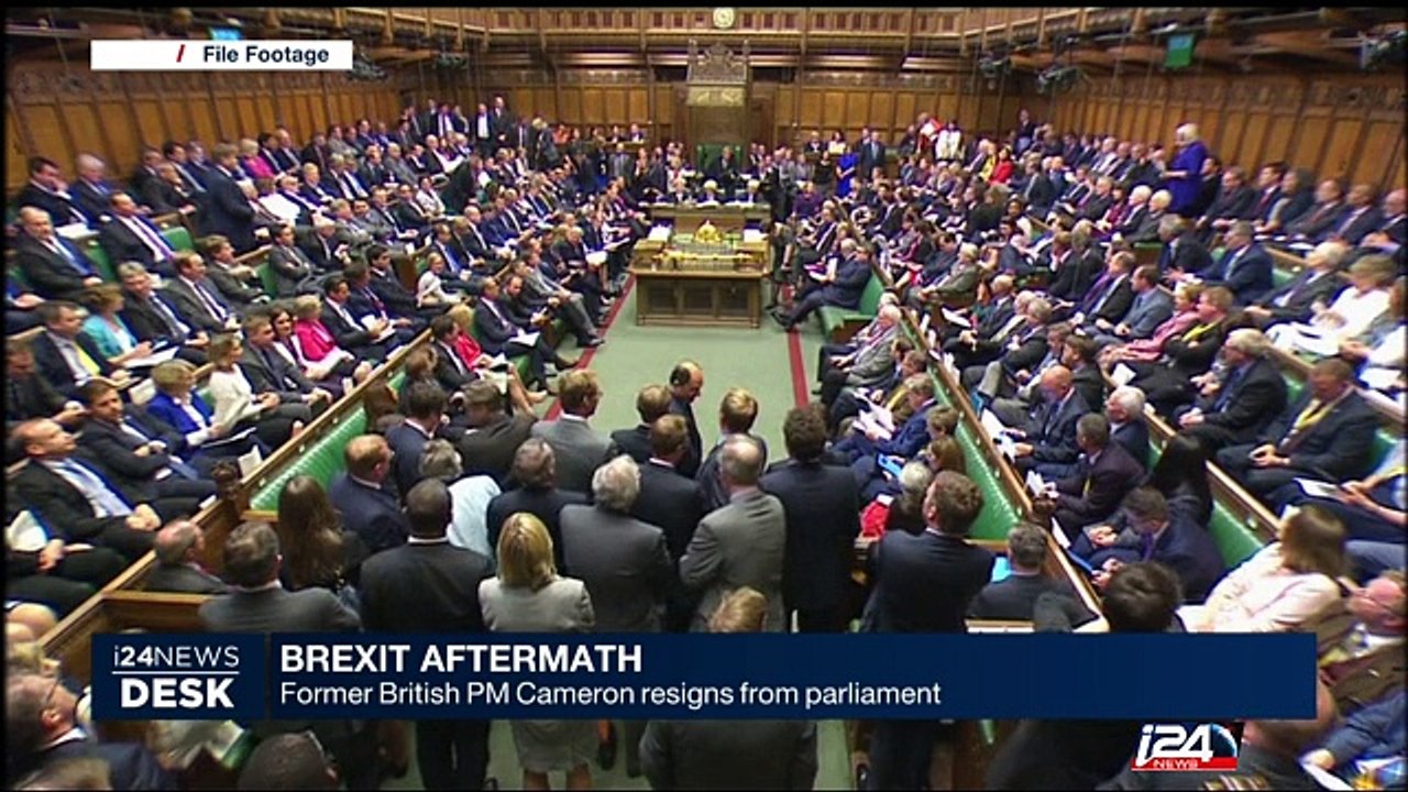Former British PM Cameron resigns from parliament