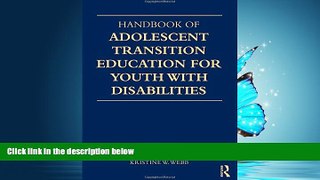 Enjoyed Read Handbook of Adolescent Transition Education for Youth with Disabilities