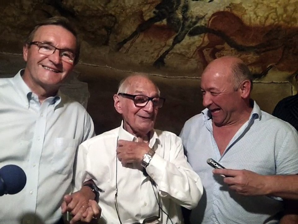 Lascaux 4 visite de Simon Coencas le dernier des inventeurs avec Germinal Peiro et Thierry Félix