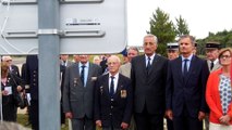 Le Havre inaugure le rond-point 2e DB - 2 - Dévoilement de la plaque