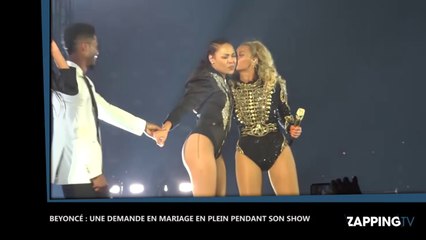 Beyoncé : Sa danseuse demandée en mariage en plein concert (Vidéo)