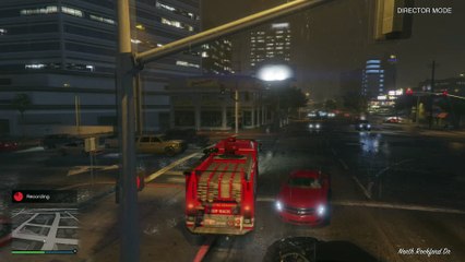 GTA V DIRECTOR MODE (FIRETRUCK MADNESS!!)