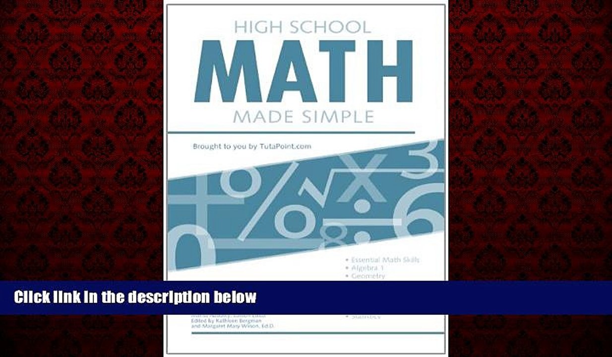 Popular Book High School Math Made Simple