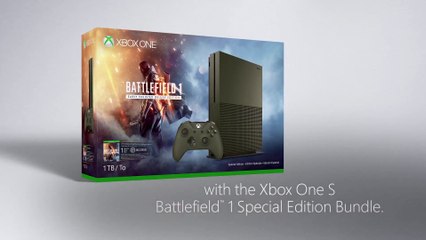 The new Xbox One S Battlefield 1 Special Edition Bundle