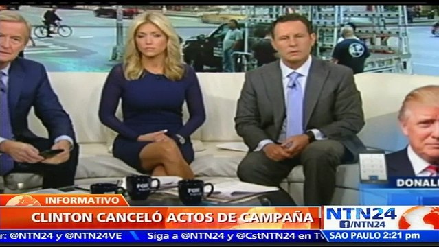 Analista demócrata asegura en NTN24 que salud de Hillary Clinton no le va a impedir ejercer una eventual Presidencia