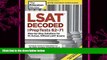 behold  LSAT Decoded (PrepTests 62-71): Step-by-Step Solutions for 10 Actual, Official LSAT Exams