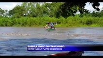 Basura sigue contaminando Rio Motagua y playas hondureñas