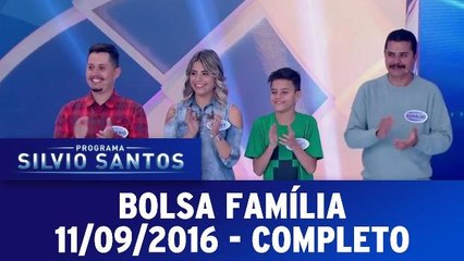 Programa SIlvio Santos (11/09/2016) - Bolsa Família