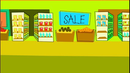 Kids learning fruits and vegetables names   Nice video with Monkey and Elephant