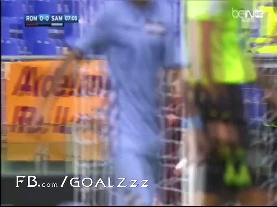 هدف محمد صلاح الأول ضد سامبدوريا