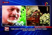 Restos de Ricky Tosso son trasladados a Cementerio Jardines de la Paz en Lurín