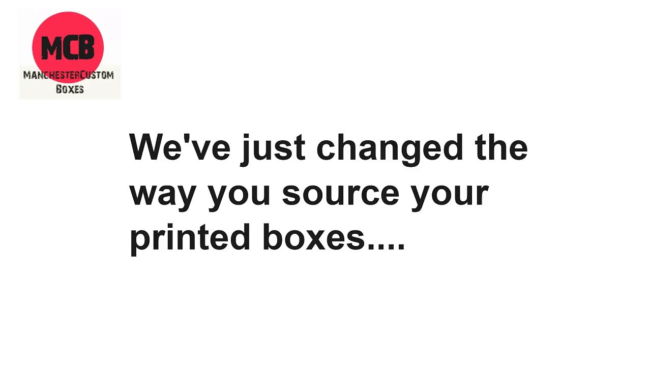 Custom printed packaging manchester