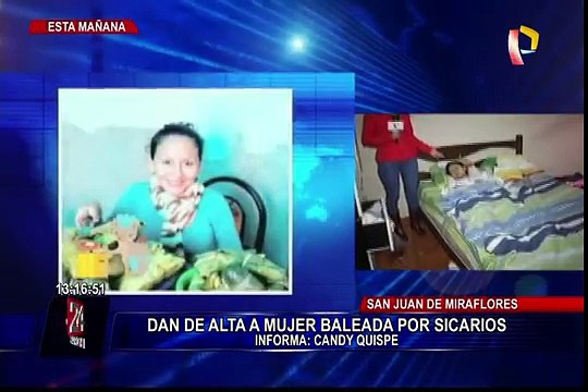 San Juan de Miraflores: Gestante baleada por sicarios fue dada de alta tras dar a luz