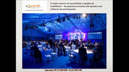 Aluguel de Mesas e Cadeiras em São Paulo SP - RentalBR