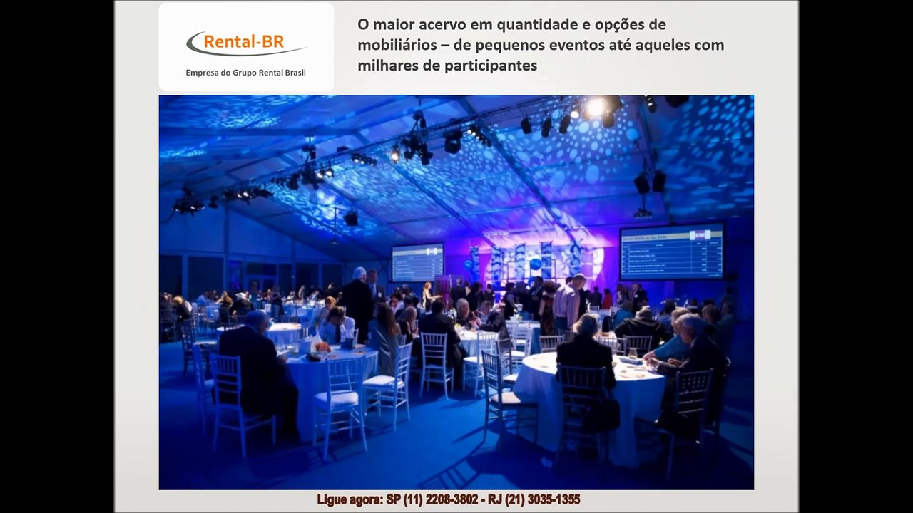 Aluguel de Mesas e Cadeiras em São Paulo SP - RentalBR
