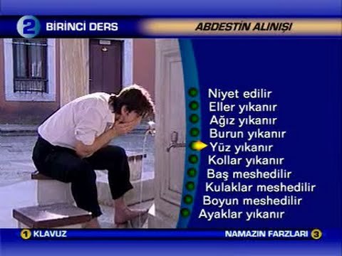Ders 1 - Abdest Gusül ve Teyemmüm