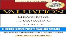 [PDF] Valuation: Measuring and Managing the Value of Companies Popular Colection