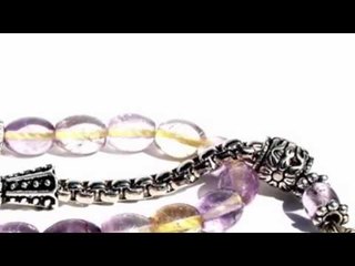 Yörem Ametrin Sitrin Doğal Taş Tesbih