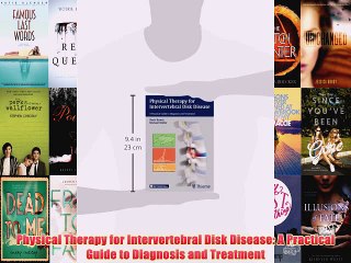 [PDF] Physical Therapy for Intervertebral Disk Disease: A Practical Guide to Diagnosis and