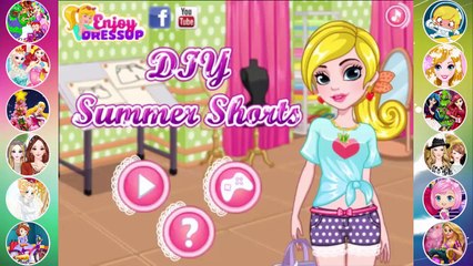DIY Summer Shorts - Baby Game Channel - Video Games for Kids