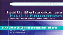 [PDF] Health Behavior and Health Education: Theory, Research, and Practice Full Colection