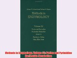 [PDF] Methods in Enzymology Volume 51: Purine and Pyrimidine Nucleotide Metabolism Popular