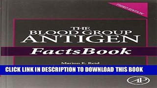 New Book The Blood Group Antigen FactsBook, Third Edition