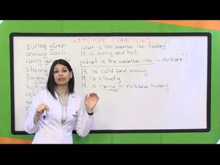 İlköğretim 6. Sınıf İngilizce Eğitim Seti Weather Conditions