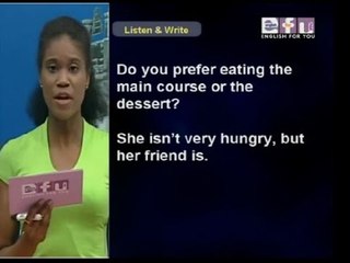 Elementary Levels - Lesson 22: Dining out