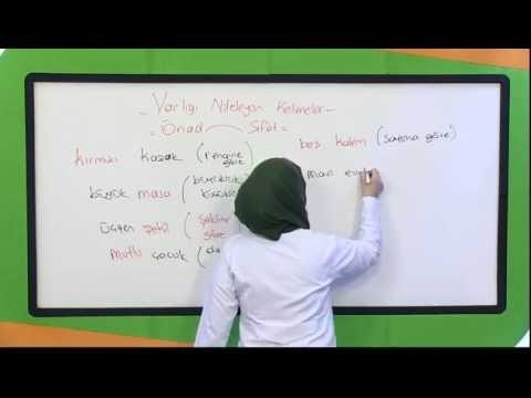 İlköğretim 4. Sınıf Türkçe Eğitim Seti Varlığı Niteleyen Kelimeler