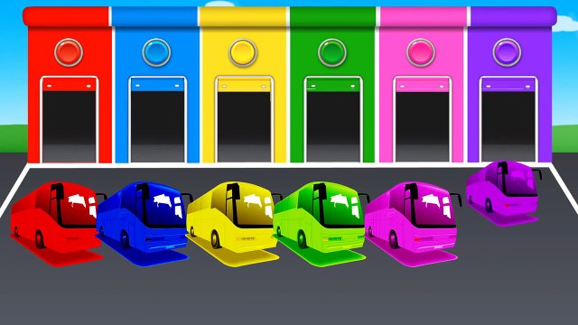 Colors For Children To Learn with Colors Bus Toys Colours For Kids To Learn Learning Videos