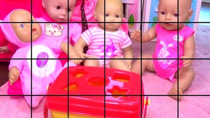 Learn Colors & Shapes with Baby doll toys, Kinder Surprise Eggs, Elsa Disney Frozen, McQueen