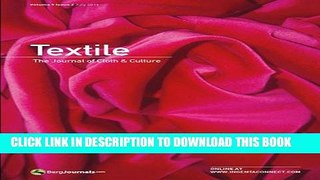 [PDF] Textile Volume 9 Issue 2: The Journal of Cloth   Culture Full Collection
