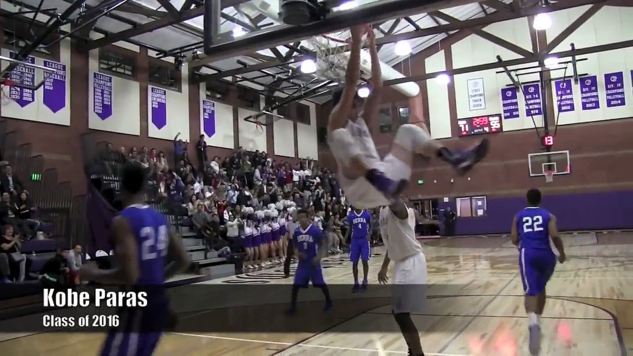 Kobe Paras CRAZY Reverse Dunk on Defender!