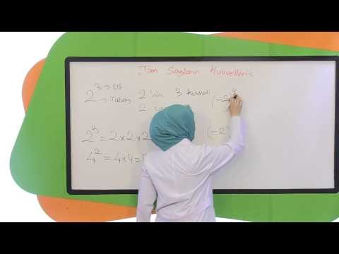 7.Sınıf Matematik Görüntülü Eğitim Seti Tam Sayıların Kuvvetleri
