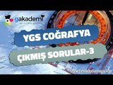 YGS Coğrafya Nüfus ve Yerleşme Soru Çözümleri