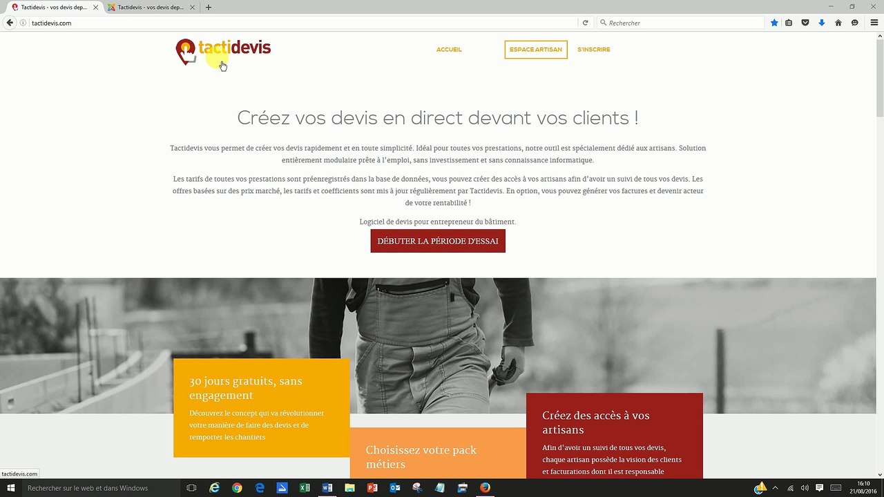 Comment créer un compte gratuit chezTactidevis_
