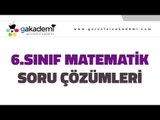 6.Sınıf Matematik 2. Ünite Soru Çözümleri