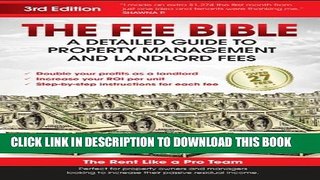[PDF] The Fee Bible: A Detailed Guide to Property Management and Landlord Fees Full Collection