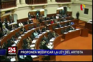 En el Congreso proponen modificar la Ley del Artista