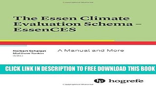 Collection Book The Essen Climate Evaluation Schema - EssenCES: A Manual and More
