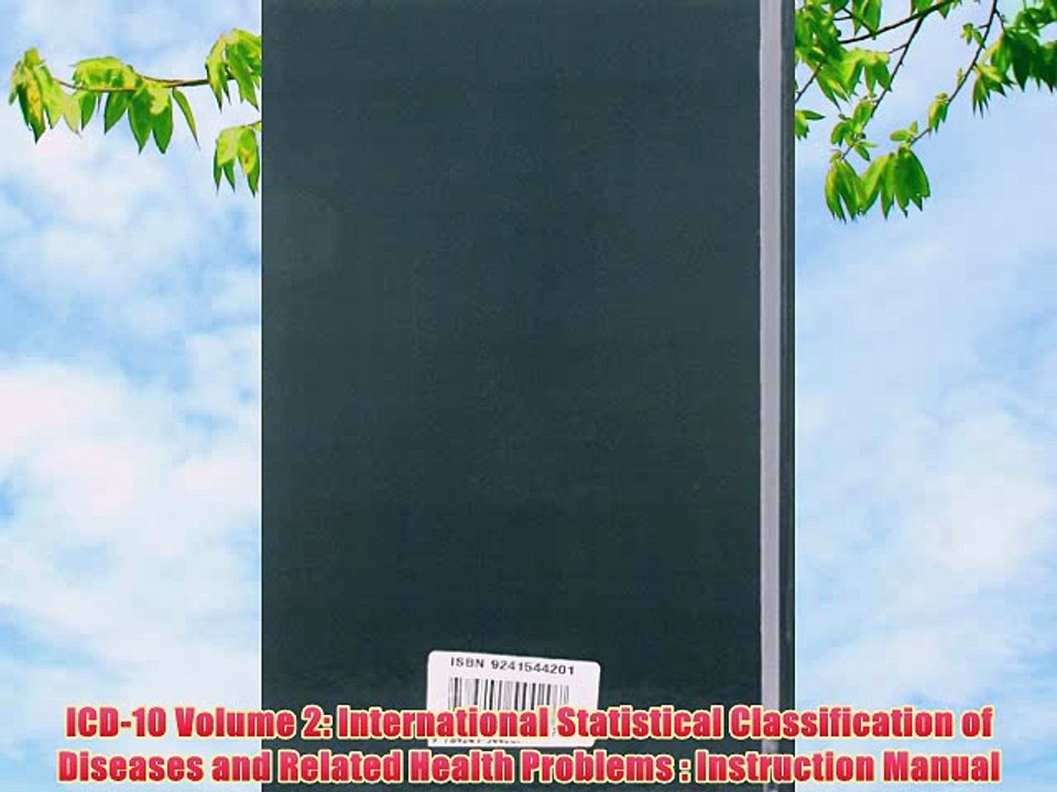 [PDF] ICD-10 Volume 2: International Statistical Classification of Diseases and Related Health