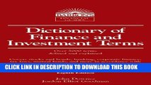 [PDF] Dictionary of Finance and Investment Terms, 8th Ed. (Barron s Business Dictionaries) Full