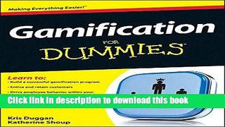 PDF Business Gamification For Dummies  PDF Free