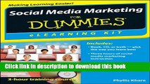 Read Social Media Marketing eLearning Kit For Dummies  Ebook Free