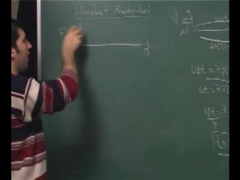 Matematik - 32. Hareket Problemleri - 1