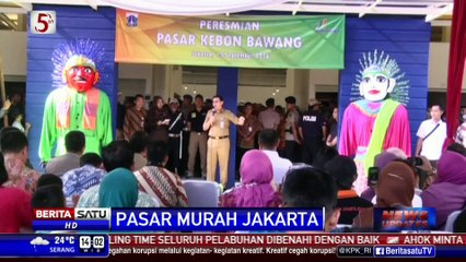Ahok Upayakan Bangun Pasar Rakyat Modern di Seluruh Jakarta